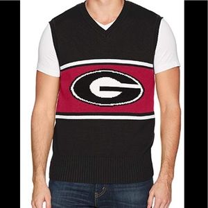 Georgia Bulldogs Sweater Vest Men's Small